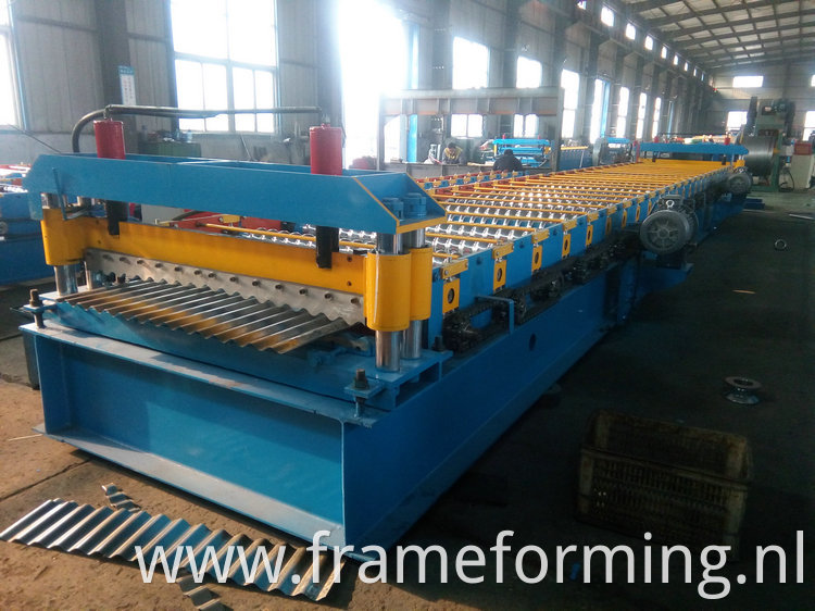 portable metal roofing roll forming machine